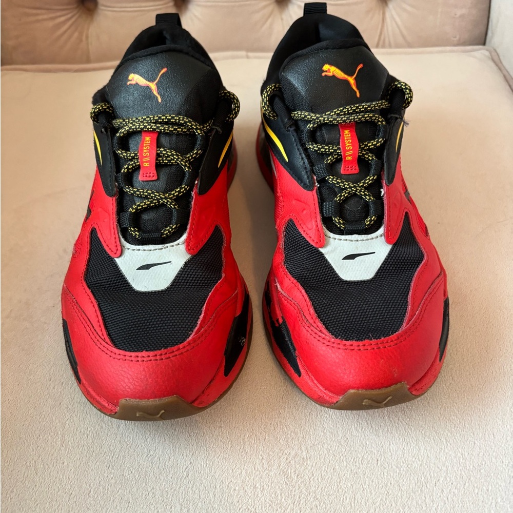 Puma Mens Red and Black Sneakers -Excellent Condition